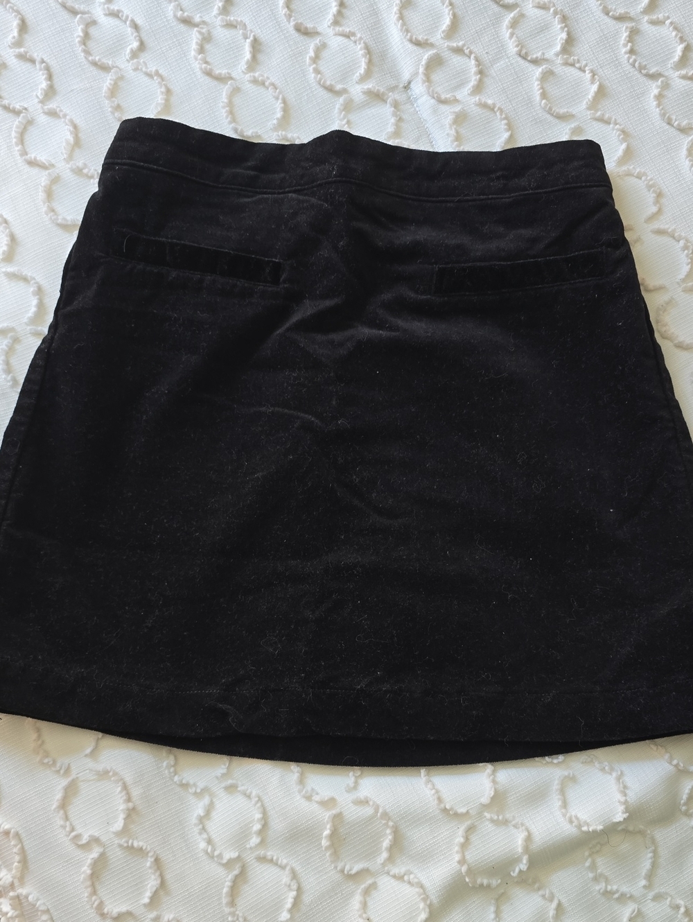 Copper Key Black Velevet Skirt